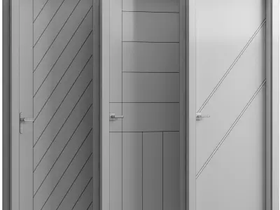 Interior doors 3D model buy