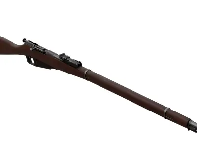 M1891 Rifle Low-poly 3D model