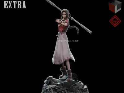 Aerith Gainsborough 3D print model