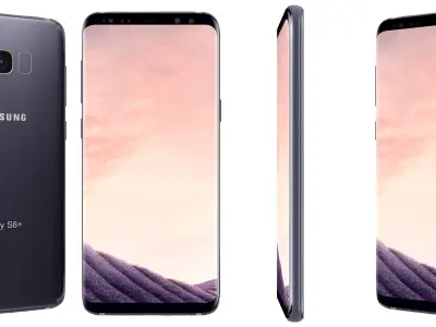 Samsung Galaxy S8 Orchid Gray 3D model