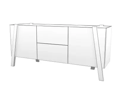 Note Sideboard 3D model