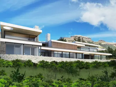 CY House Low-poly 3D model