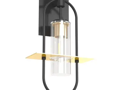 Troy Lighting   Smyth   Dark Bronze  Outdoor Wall Sconce 3D model