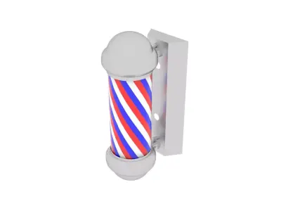 Barbershop Pole 3D model