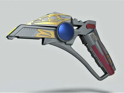Hirogen Energy Pistol from Star Trek Voyager 3D print model
