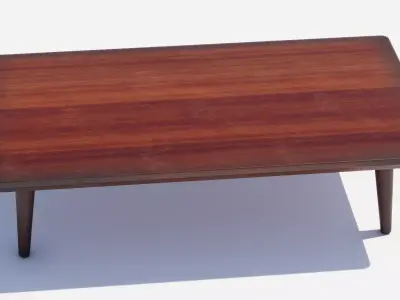 Coffee Table Low-poly 3D model