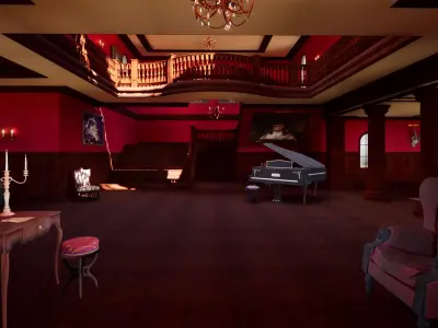 Haunted Manor  3D Model  3D model