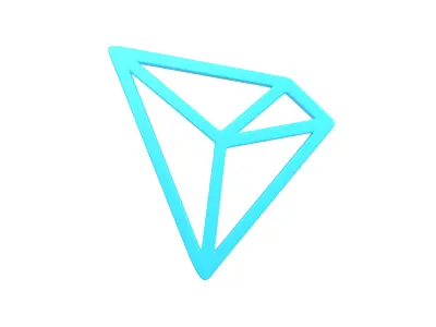 TRON Coin V2 003 Low-poly 3D model