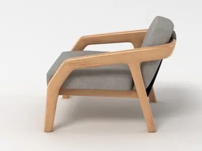 Zeitraum Friday Chair 3D model