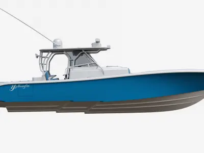  Yellowfin 42 Offshore Sport fishing Boat and Mercury Verado 350 