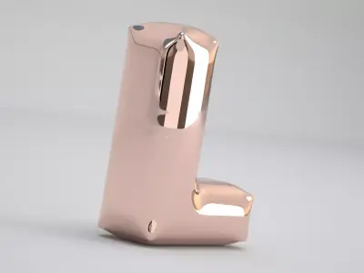 L Balloon Copper 3D model