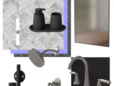 Bathroom accessories collection Vol1 3D model