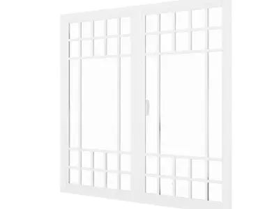 White Window 14 3D model