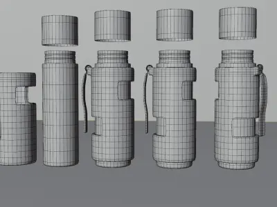 smart water bottle Free 3D model