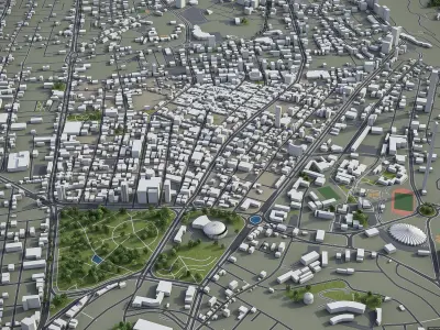 Quito  Low-poly 3D model