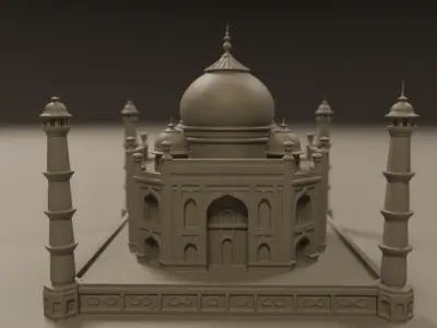 Taj mahal 3D print model