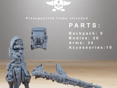 Scavenger Rangers Builder Kit 3D print model