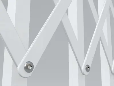 Trellis security double gate 3D model