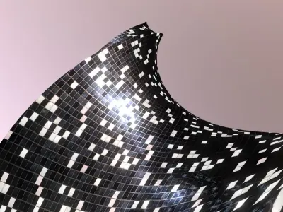 Futuristic Skyscraper 3D model