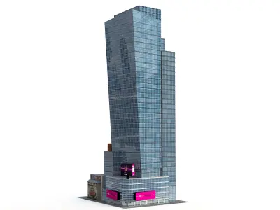  Times Square 24 Low Poly Building Bundle 