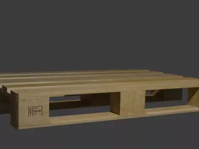 Pallet Low-poly 3D model