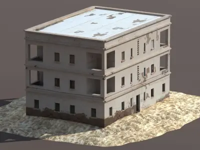 Apartment House 132 3D model