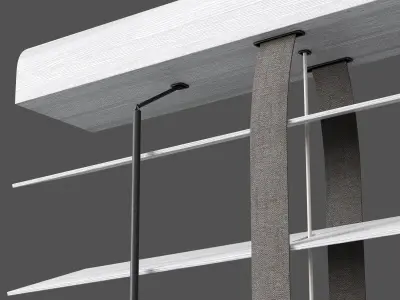 Wooden blinds Set 27 3D model