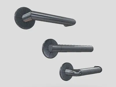 Door Handle Pack Low-poly 3D model