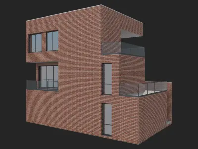 Brick House 5 3D model