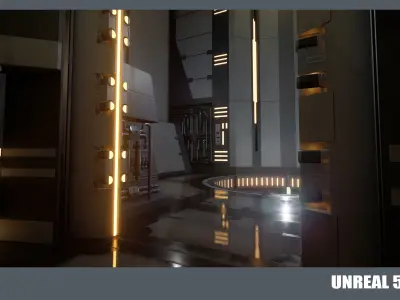 Naboo Theed Core Low-poly 3D model