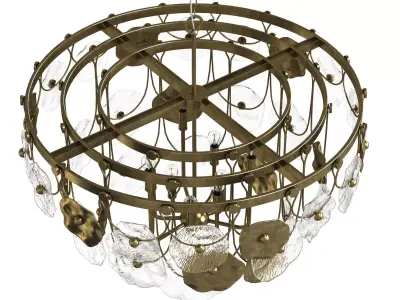 Progress Lighting Loreta chandelier 3D model
