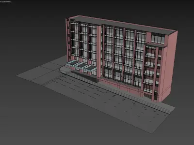Modern Office Building 3D model