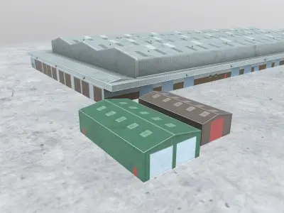 EGCC Storage 1 Low-poly 3D model
