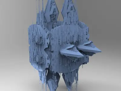 Hellraiser Cube Space station Huge 13 3D model