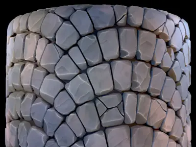 Stylized Pavement Substance material and textures Texture