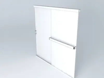 Shower Door Free 3D model