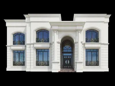Classic Villa Design 004 3D model