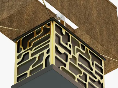 Arteriors Piper Lamp 3D model