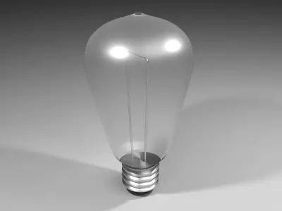 Light Bulb - Ballon Shape 3D model