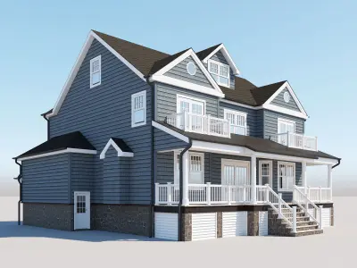 American house  3D model