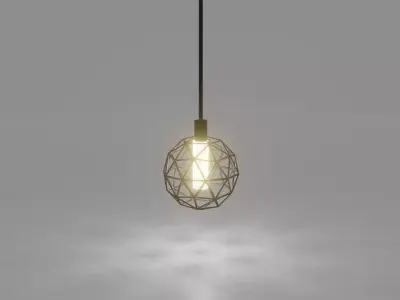 Ceiling lamp Free low-poly 3D model