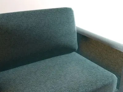 Sofa LowPoly Low-poly 3D model