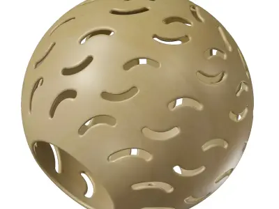 Wooden Premium Lamp Top Cover 3D model