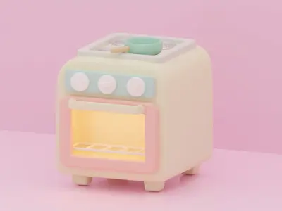 Kitchen  3D model get