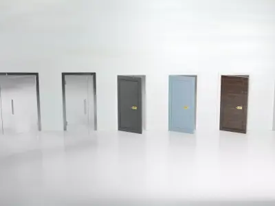 Door Pac of 6 Free 3D model