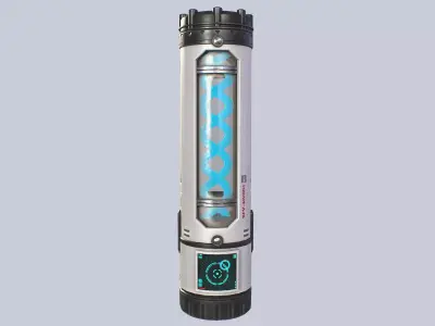Scifi vial collection 3D Model Pack