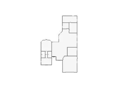 Simple Interior Sketch - 5501-6000 SF - Xactimate - Matterport 3D model