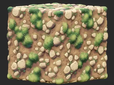 Stylized Ground Seamless Texture Texture 24
