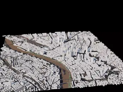 Frankfurt - Germany 3D model