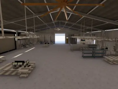 Warehouse-Warehouse Building 3D model